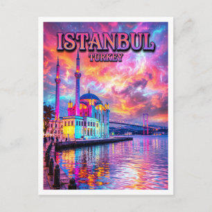 Ortaköy-Moschee Istanbul Türkei Postkarte