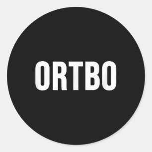 Ortbo _1 runder aufkleber