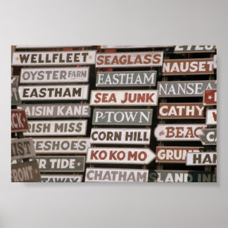 Orte der Cape Cod Poster