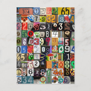 Orte der Pi Postkarte