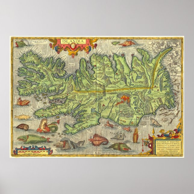 Ortelius Island Poster (Vorne)