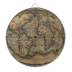 Ortelius Weltkarte Dartboard Dartscheibe