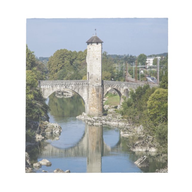 Orthez in Frankreich Notizblock (Vorderseite)