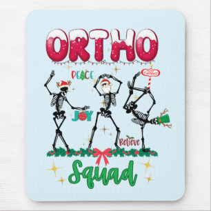 Ortho Christmas Squad Ortho Orthopedic Coworker M Mousepad