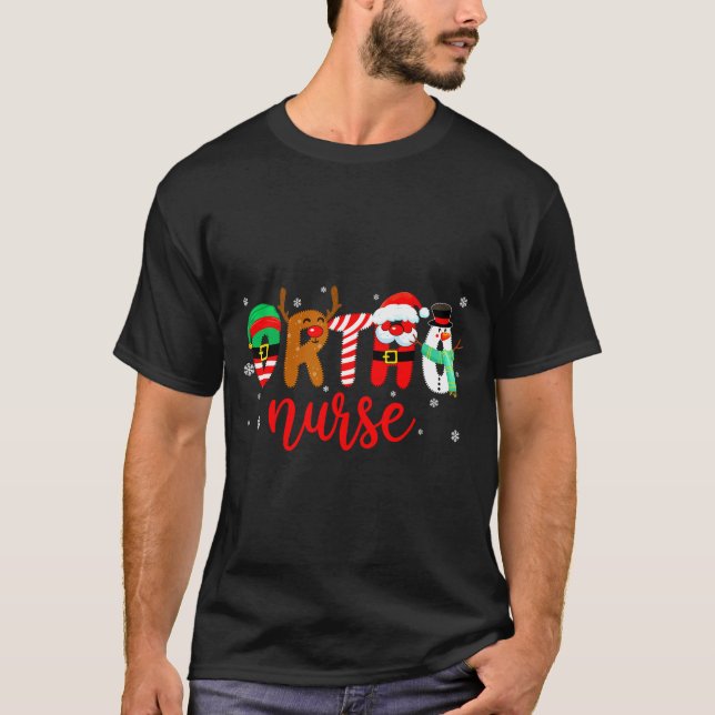 Ortho Nurse Christmas Shirt Nurse Xmas Party Cna N (Vorderseite)