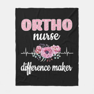 Ortho Nurse Geschenk RN Orthopädie Krankenschweste Fleecedecke
