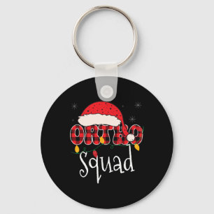 Ortho Squad Karo Spaß Weihnachten Orthopädie Crew Schlüsselanhänger