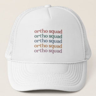 Ortho Squad Orthodontist Orthopädie Geschenke für Truckerkappe