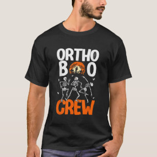 Ortho Squad Spooky Ortho Orthopedic Halloween Boo T-Shirt