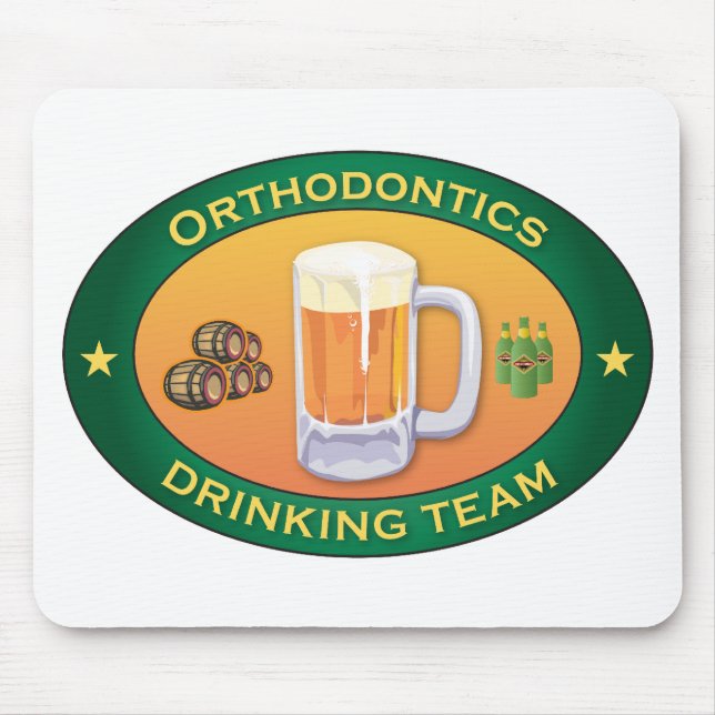 Orthodontie, die Team trinken Mousepad (Vorne)