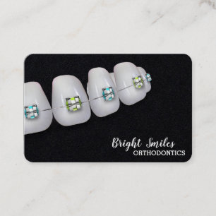 Orthodontist Braces Dentist Standard Business Card Visitenkarte