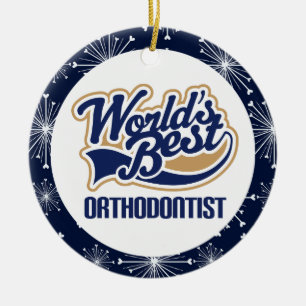 Orthodontist-Geschenk-Verzierung Keramikornament