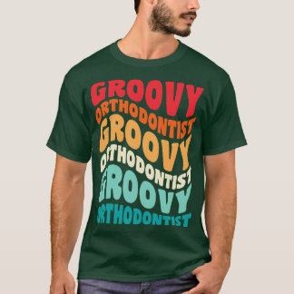 Orthodontist Vintag Retro 60er 70er 80er Vibes T-Shirt