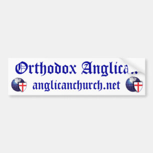 Orthodox Anglikaner Autoaufkleber