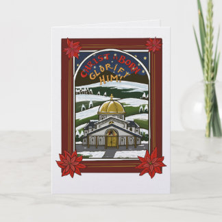 Orthodox Christian Christmas greeting card Karte