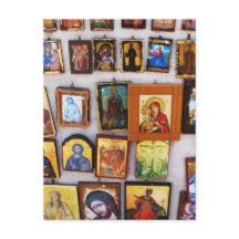 Orthodox, Christian, Icons, Byzantine, GrPostcard