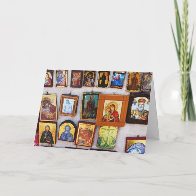 Orthodox Christian Icons Greeting Card Karte (Vorderseite)
