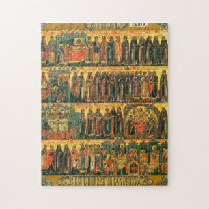 Orthodox Christlich Icon Calendar, Juli Puzzle