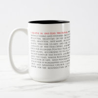 Orthodox Christlich Nicene Creed Zwei-Töne 15oz Ta