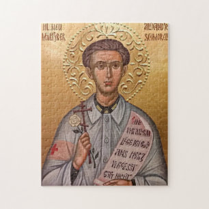 Orthodox Ikone Hl. Märtyrer Alexander Schmorell Puzzle