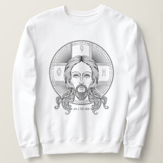 Orthodox Jesus Christ Sweatshirt (Design vorne)