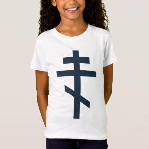 Orthodoxe achtspitzige Kreuz heilige Andachtskunst T-Shirt