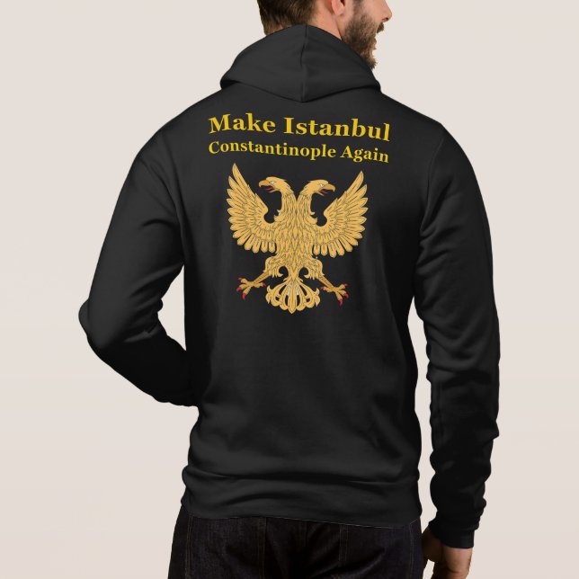 Orthodoxe Christliche Byzantium-Gabe Hoodie (Rückseite)