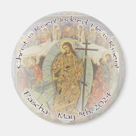Orthodoxe Christliche ENG Christ 2,25 in. Magnet