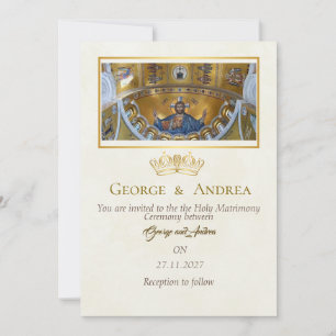Orthodoxe Christliche Hochzeitseinladung Einladung