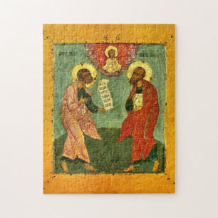 Orthodoxe christliche Ikone der Heiligen Petrus un Puzzle