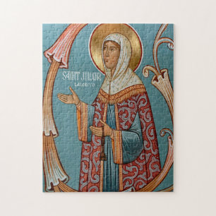 Orthodoxe christliche Ikone der Hl. Juliana von La Puzzle