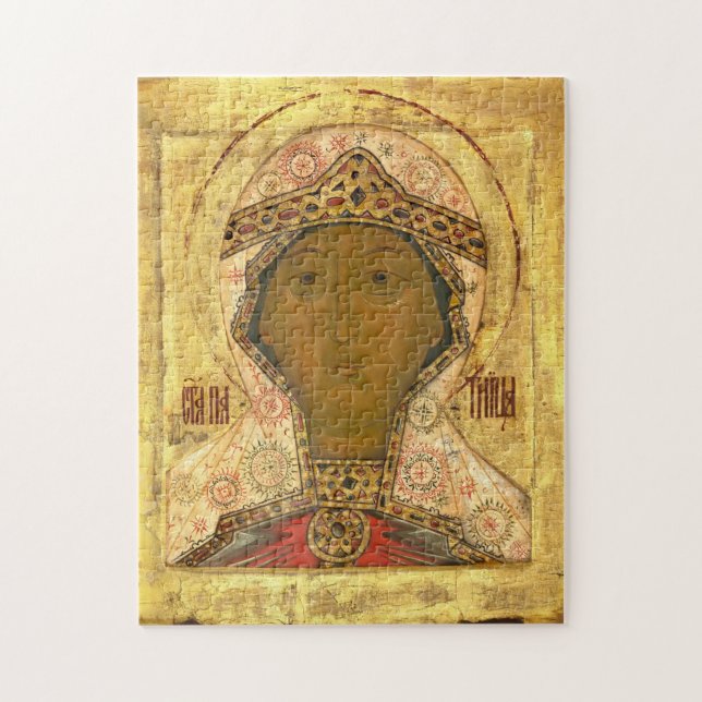 Orthodoxe christliche Ikone der hl. Paraskeva Puzzle (Vertikal)