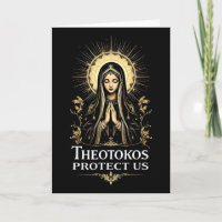 Orthodoxe Christliche Maria Theotokos schützen uns