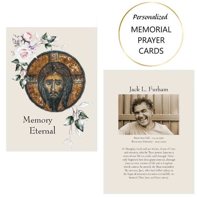 Orthodoxe Christliches Foto Beerdigungskarte Platzkarte (Von Creator hochgeladen)