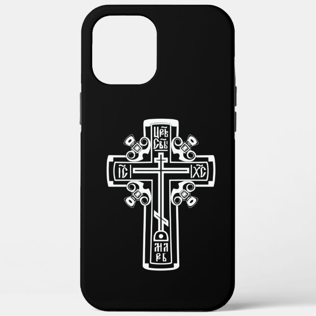 Orthodoxe Christliches Kreuz Case-Mate iPhone Hülle (Rückseite)