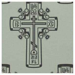 Orthodoxe Christliches Kreuz Stoff