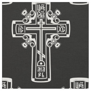 Orthodoxe Christliches Kreuz Stoff