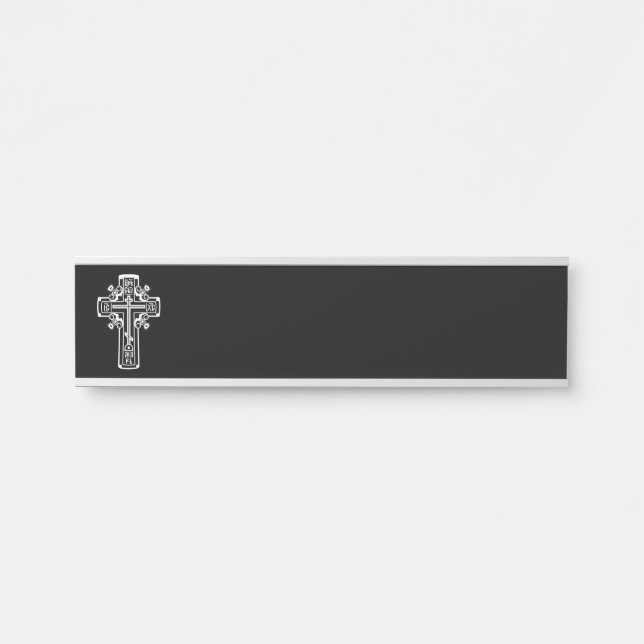 Orthodoxe Christliches Kreuz Türschild (Vorderseite )
