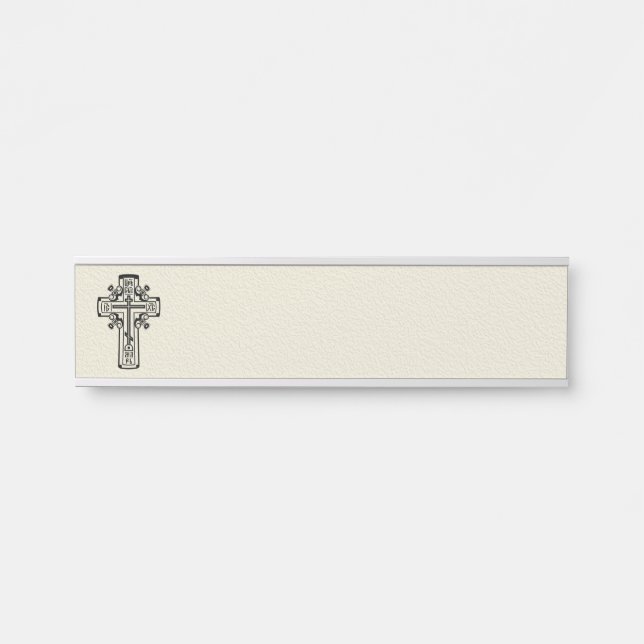 Orthodoxe Christliches Kreuz Türschild (Vorderseite )