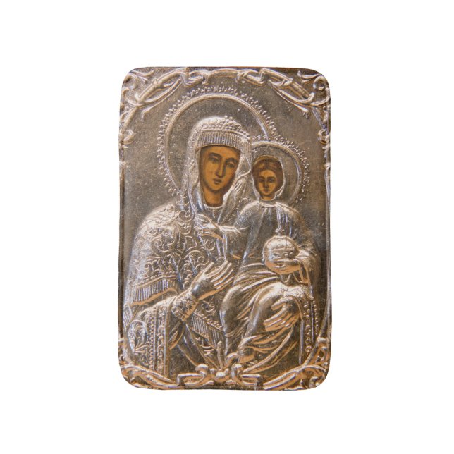 Orthodoxe Ikone Badematte (Vorderseite Vertikal)