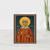 Orthodoxe Ikone der Heiligen Olga von Alaska 