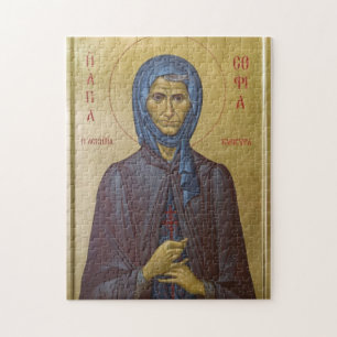Orthodoxe Ikone der hl. Sophia der Asketin von Kle Puzzle
