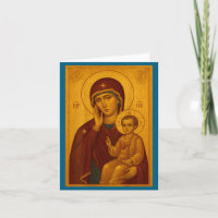 Orthodoxe Ikone der Theotokos und des Baby Jesus C