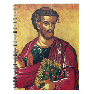 Orthodoxe Ikone des Evangelisten Lukas Notizblock