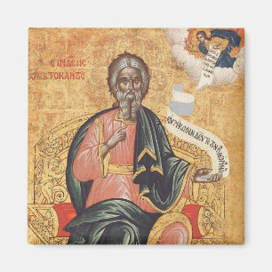 Orthodoxe Ikone des heiligen Apostels Andreas Magnet