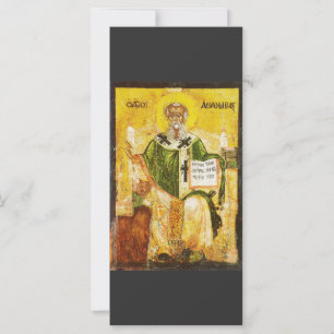 Orthodoxe Ikone des Heiligen Athanasius von Alexan