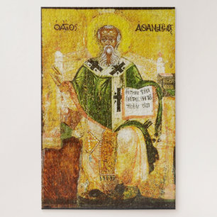 Orthodoxe Ikone des Heiligen Athanasius von Alexan Puzzle