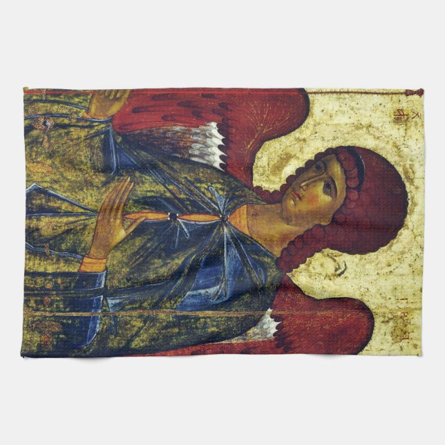 Orthodoxe Ikone des heiligen Erzengels Gabriel Geschirrtuch (Horizontal)