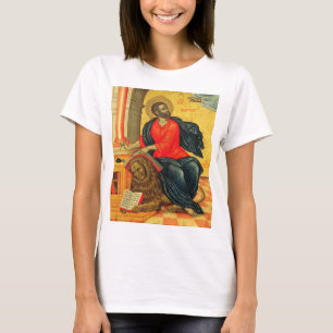 orthodoxe Ikone des heiligen Evangelisten Markus T-Shirt