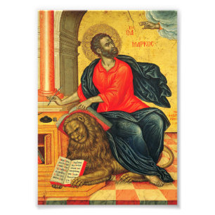 orthodoxe Ikone des heiligen Markus des Evangelist Fotodruck
